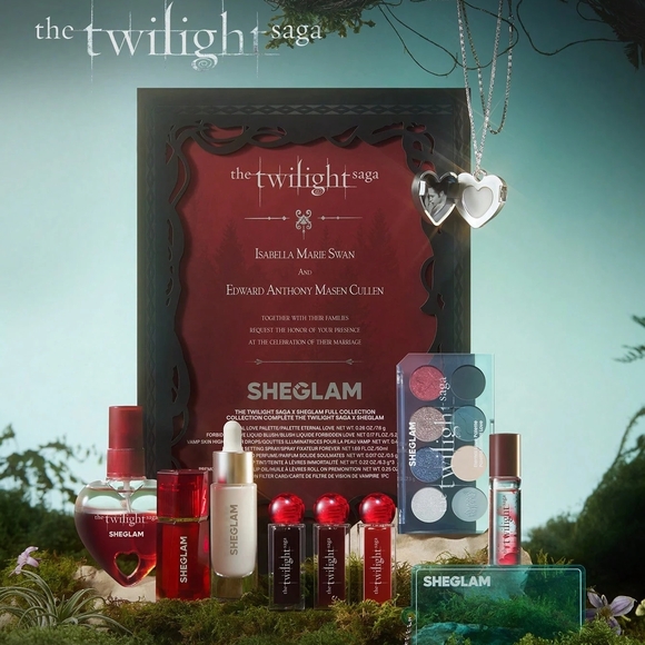 SHEGLAM Twilight Saga Makeup Set - Red and Gold